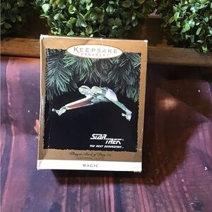 Star Trek the next generation Klingon bird of prey flickering lights magic 1994